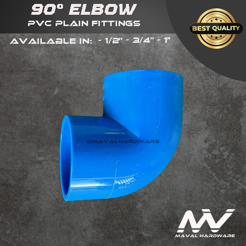 PVC Blue Fittings - Coupling, Tee, EIbow, End Cap, Plug, Threaded PVC Blue Fittings 1/2", 3/4", 1"