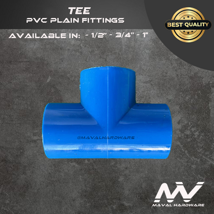 PVC Blue Fittings - Coupling, Tee, EIbow, End Cap, Plug, Threaded PVC Blue Fittings 1/2", 3/4", 1"