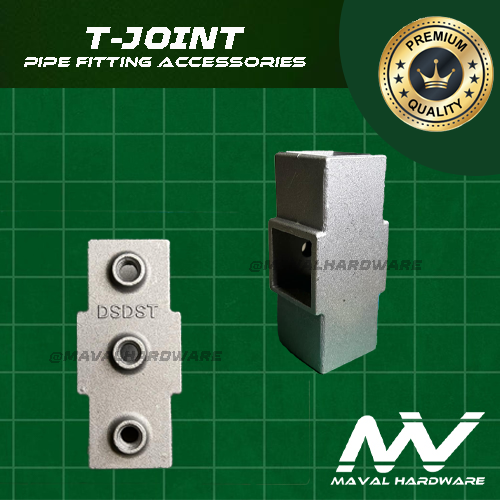 Aluminum Alloy Square Tube Pipe Connector Tube Pipe Fitting Accessories (25mm)