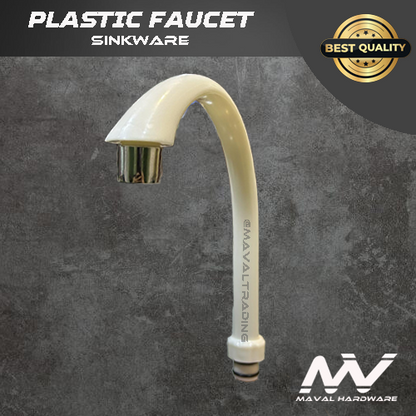 PVC Plastic Faucet Water Tap Bathroom Kitchen Taps Deck Mounted Faucet