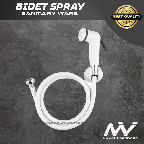 Handheld Shower Bidet Spray Bathroom Shattaf 2 Functions Press Open Pull