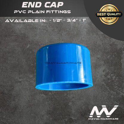 PVC Blue Fittings - Coupling, Tee, EIbow, End Cap, Plug, Threaded PVC Blue Fittings 1/2", 3/4", 1"