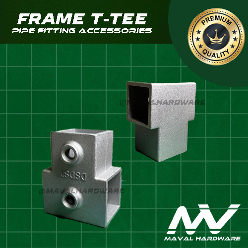 Aluminum Alloy Square Tube Pipe Connector Tube Pipe Fitting Accessories (25mm)