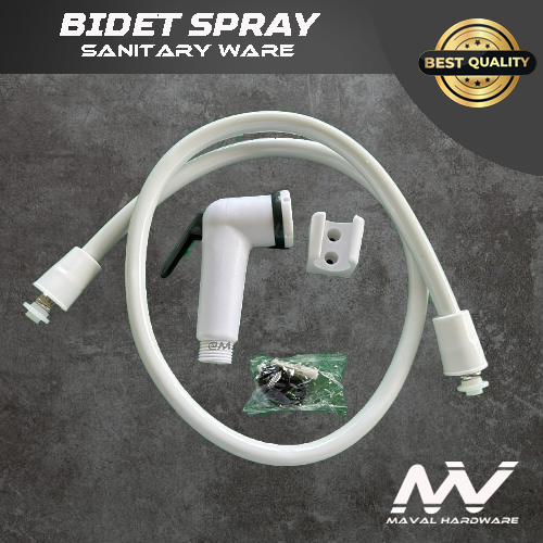Handheld Shower Bidet Spray Bathroom Shattaf 2 Functions Press Open Pull